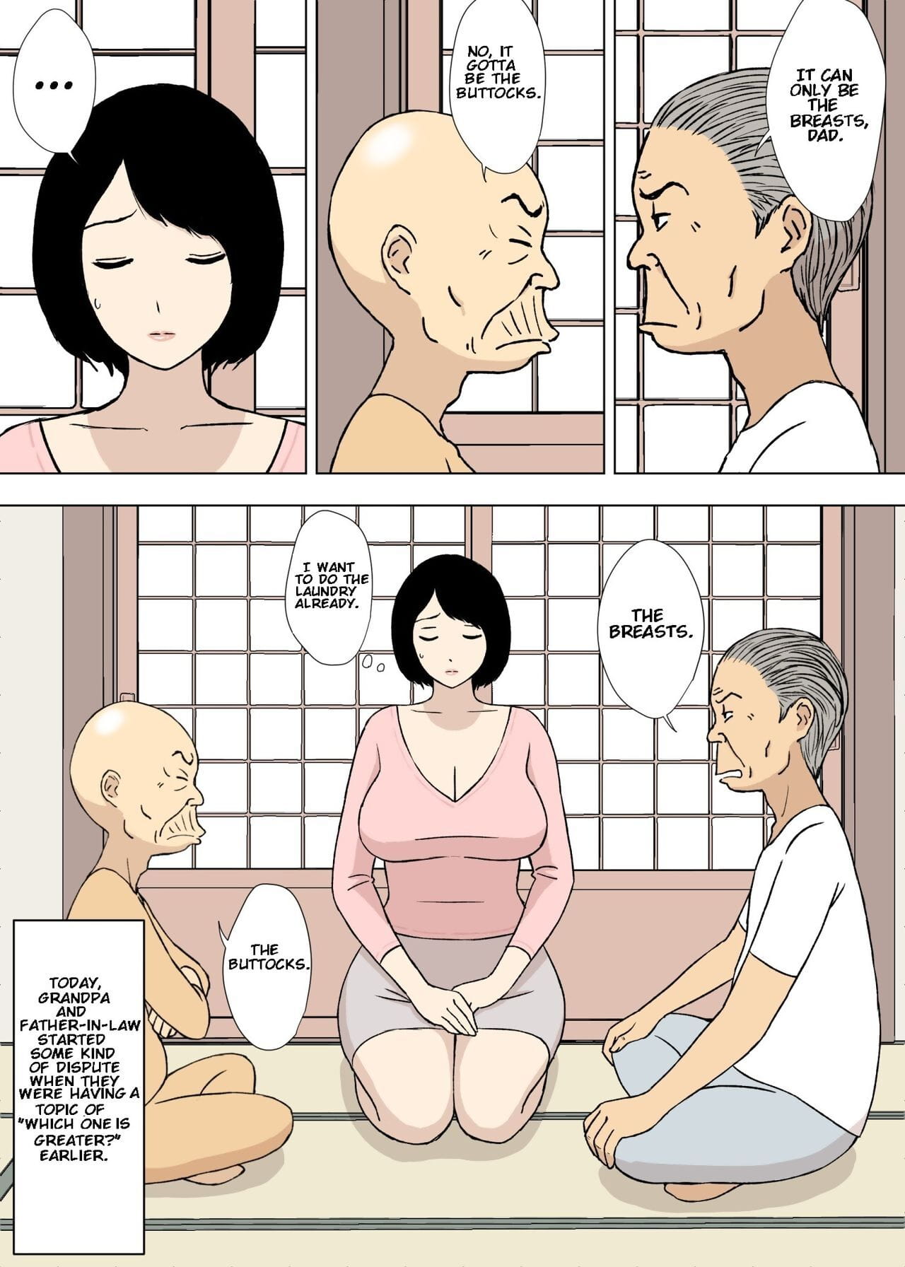 ojii chan zu gifu zu giri keine musuko zu kyonyuu yome. 5 page 1