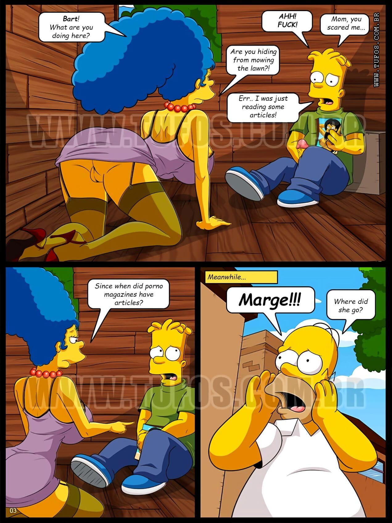 Croque w The simpsons 12 page 1