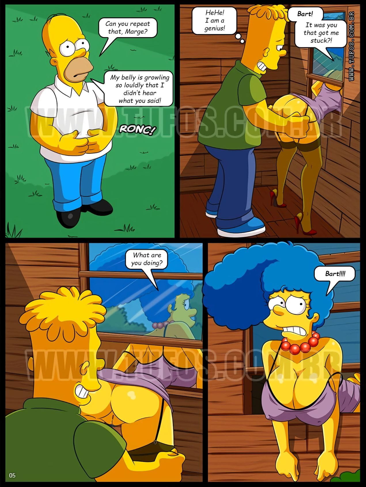 Croque w The simpsons 12 page 1