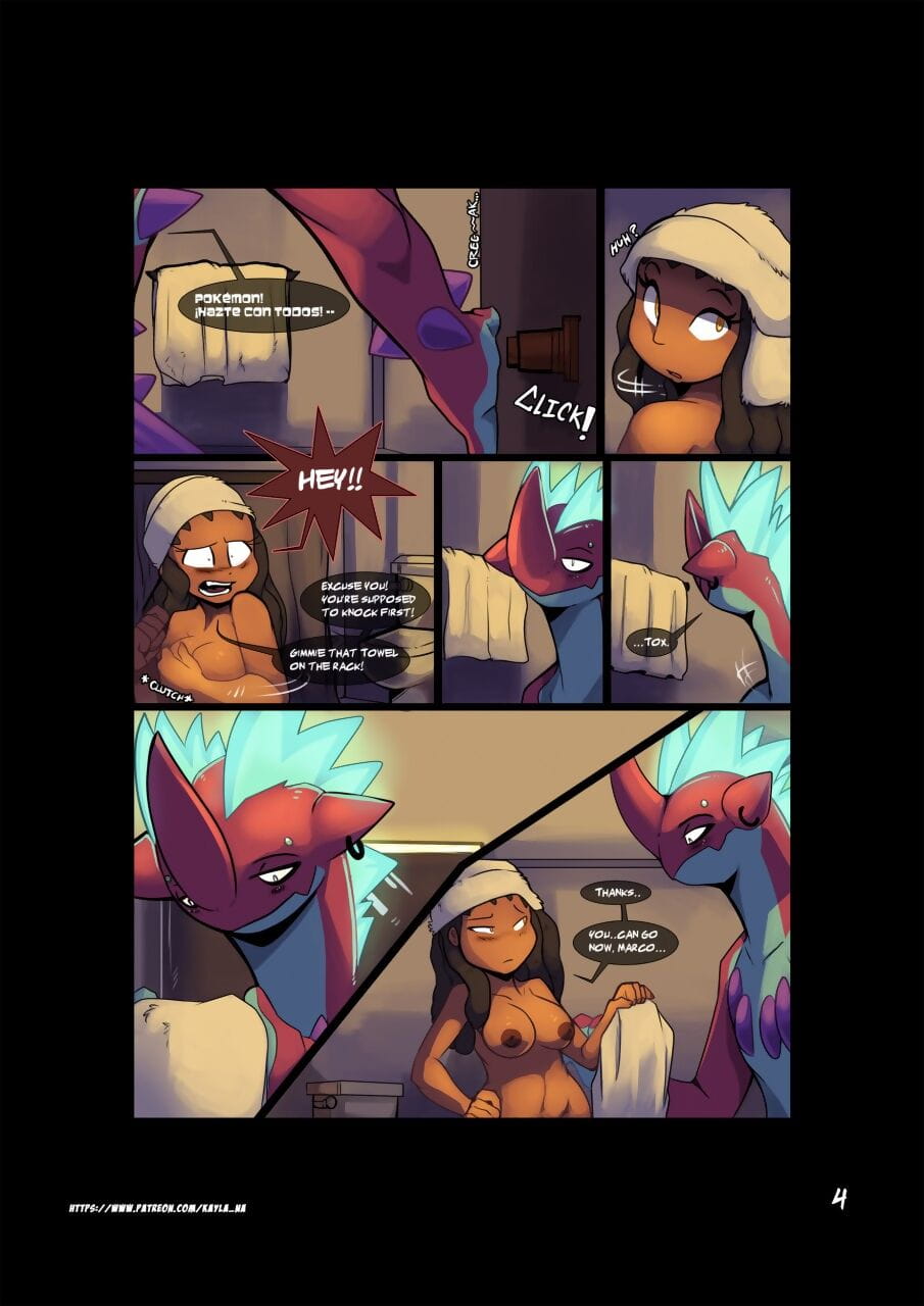 Pokemon Kayla na – quente chuveiro page 1