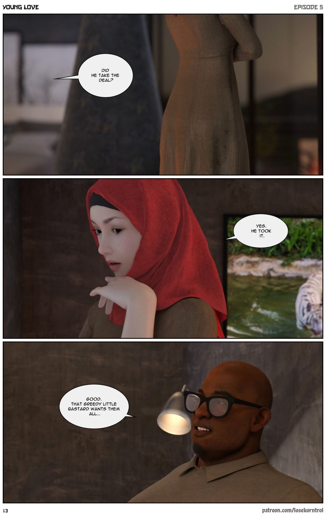 hijab 3dx Les jeunes l'amour vol. 5 page 1