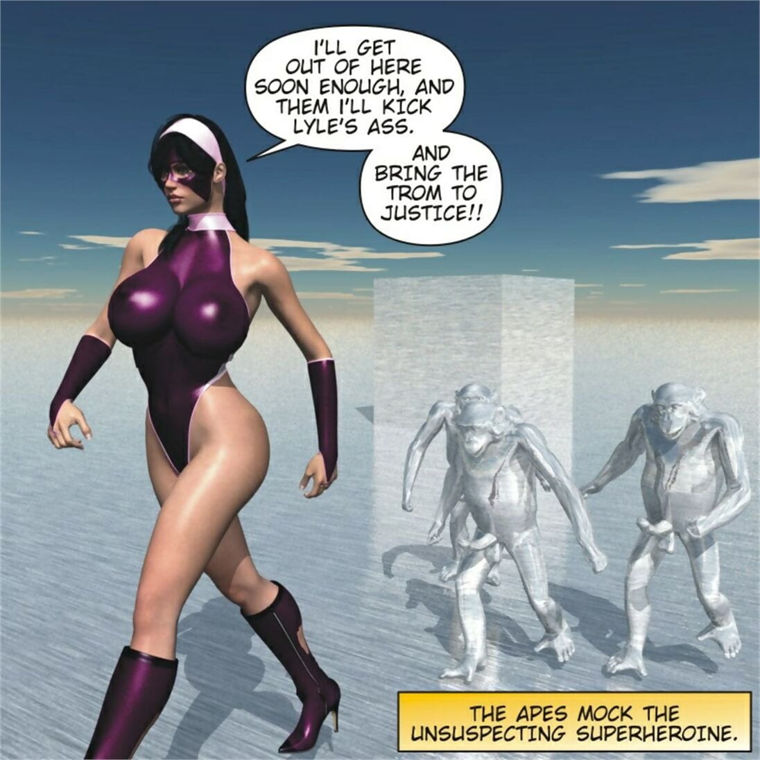 Capturé les héroïnes Horrible Nouveau dimension page 1