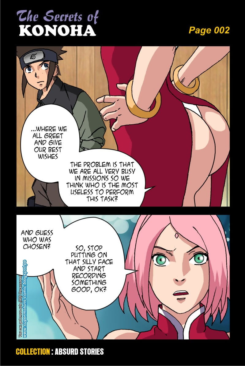 absurde histoires l' Secrets de konoha page 1