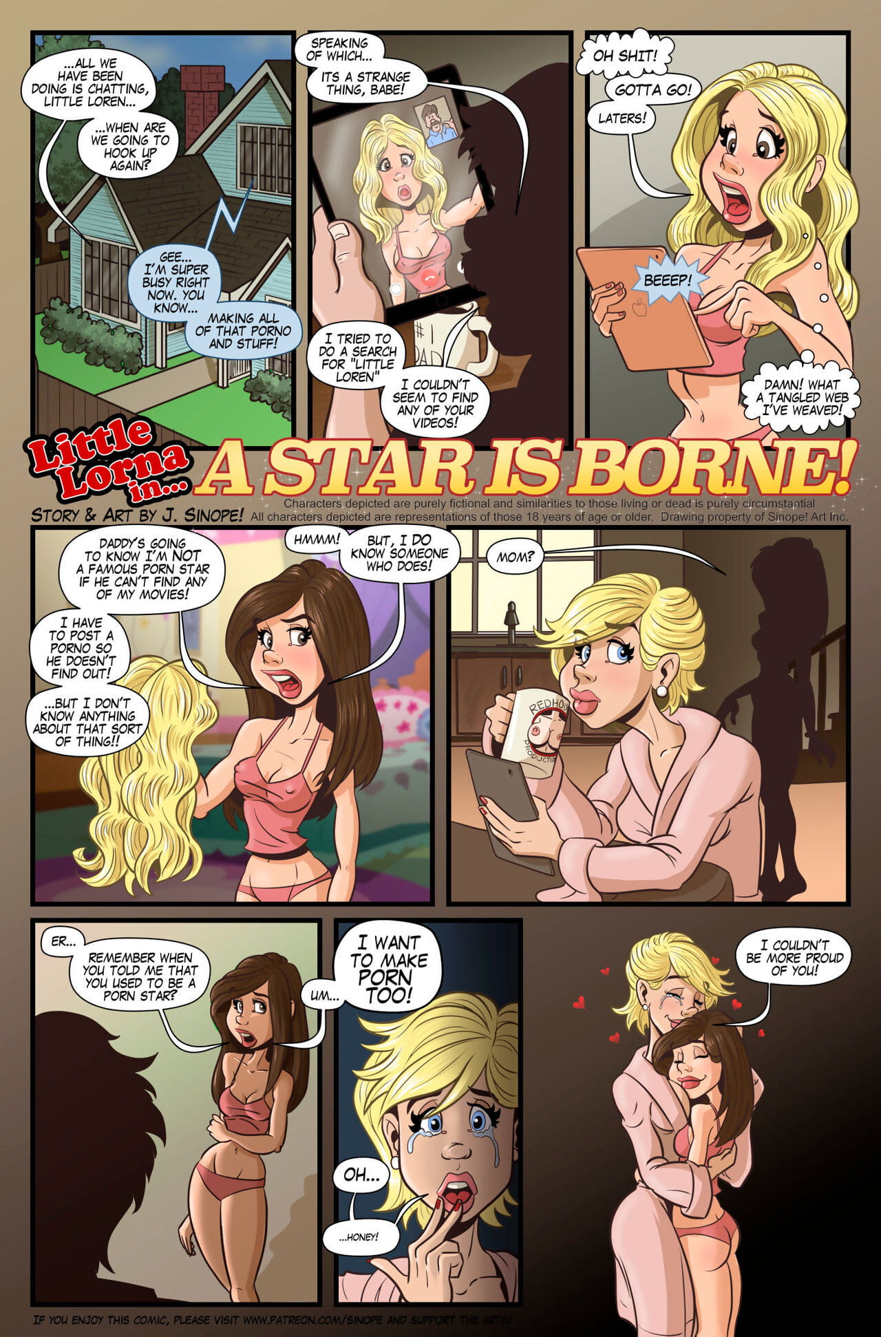 sinope peu Lorna in… Un star est born! page 1