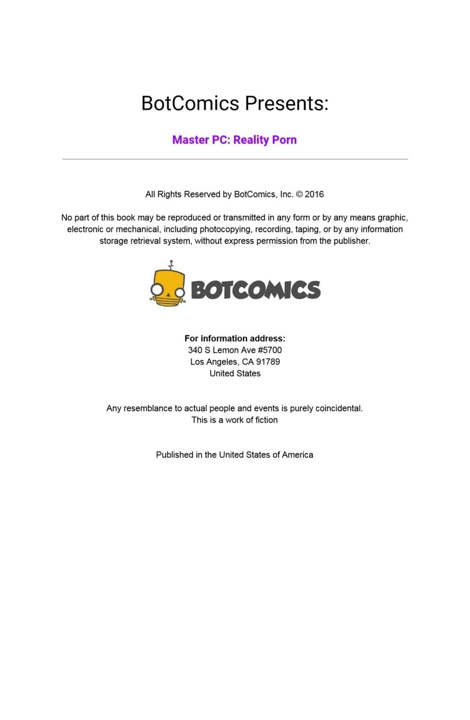Bot- Master PC – Reality Porn page 1