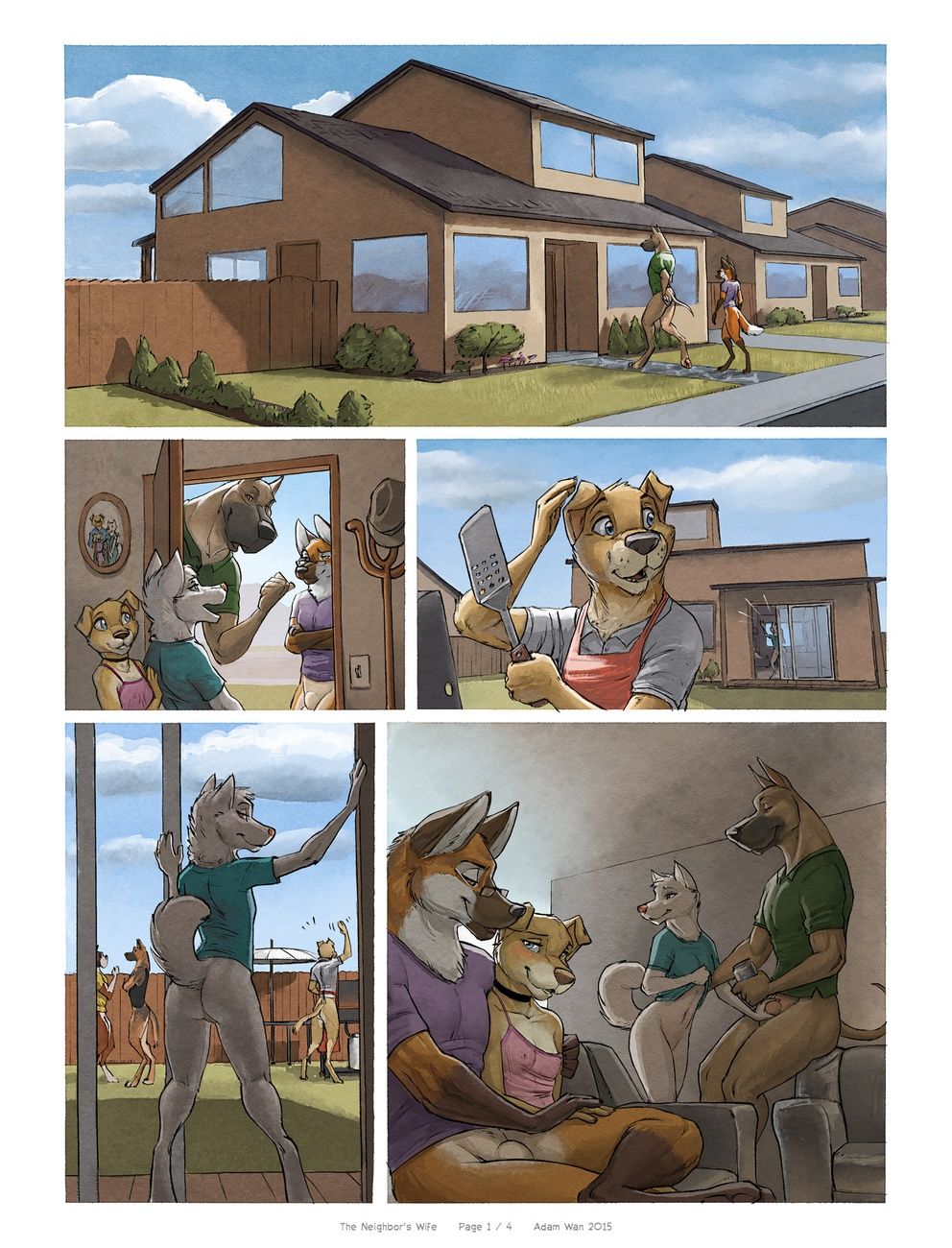 The Neighbors Wife page 1